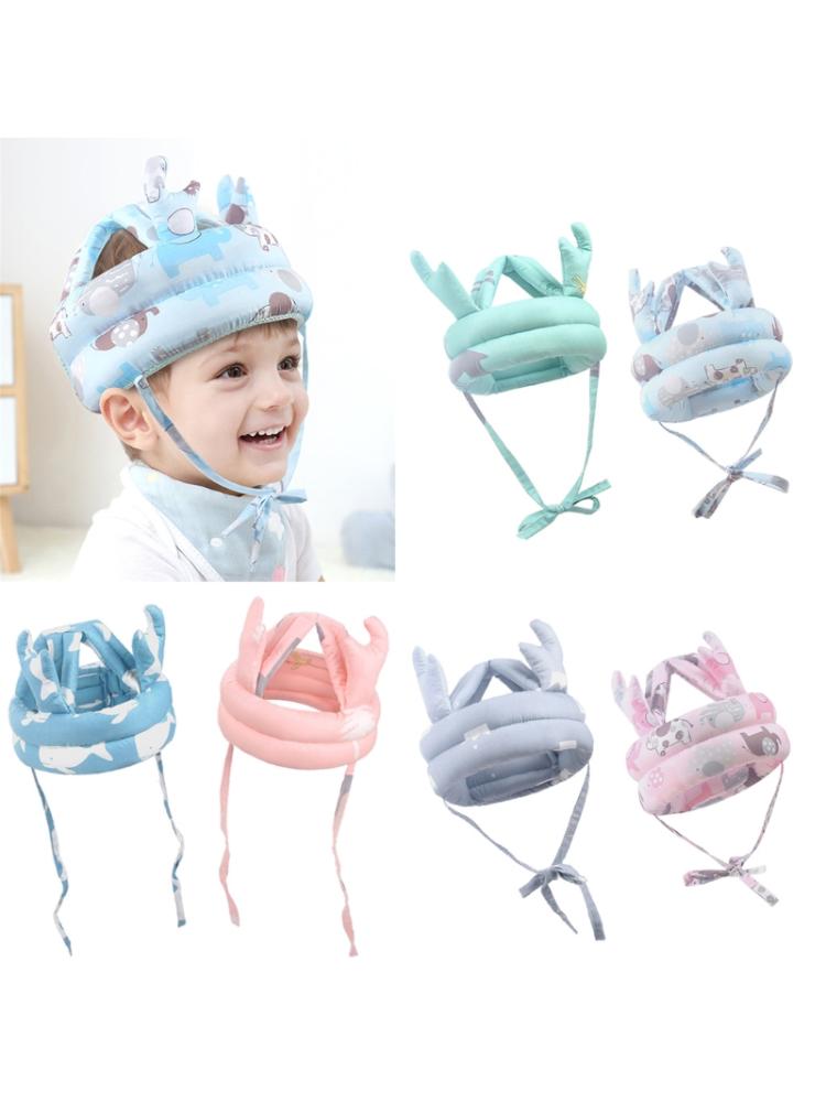 Baby Toddler Cap Anti-collision Protective Hat Baby Safety Helmet Soft Comfortable Head Security & Protection - Adjustab