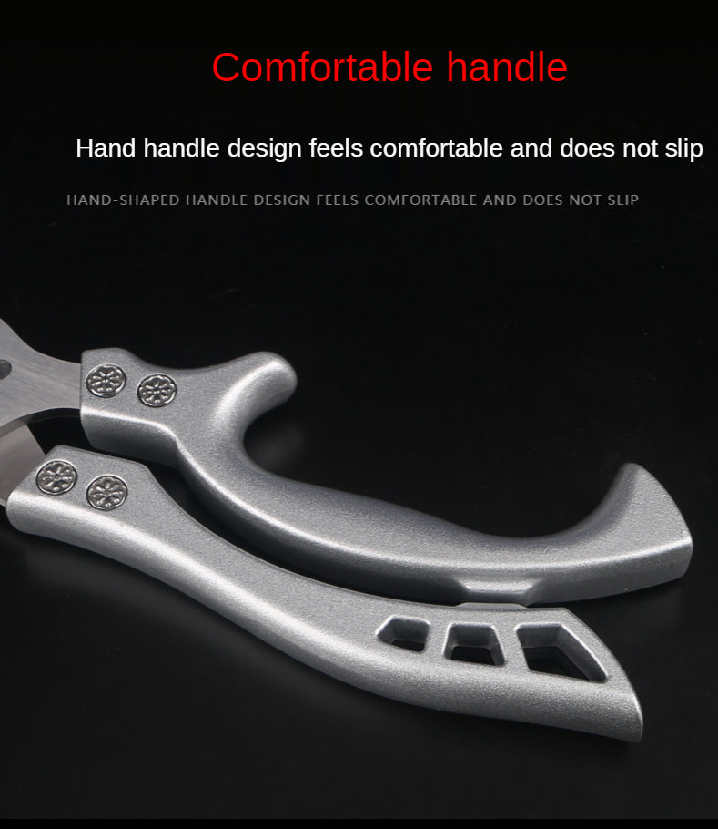 Kitchen Powerful Chicken Bone Scissors Chicken Duck Fish Cutter Shears Stainless Steel Scissors Scale Clean Cook Scissors Knife