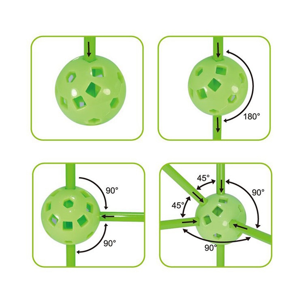 Kids Construction Fort Building Kit Castles Tunnels Tents Kit DIY 3D Magination Play House Assemble Toys Children Gifts