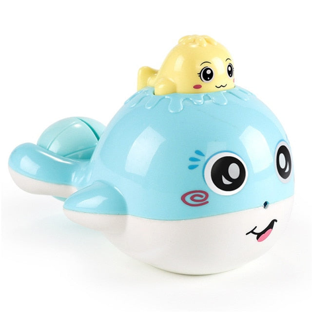 Baby Bathing Toy Children's Cute Duck Penguin Egg Water Spray Sprinkler Bathroom Sprinkling Shower Swimming Water Toys Kids Gift