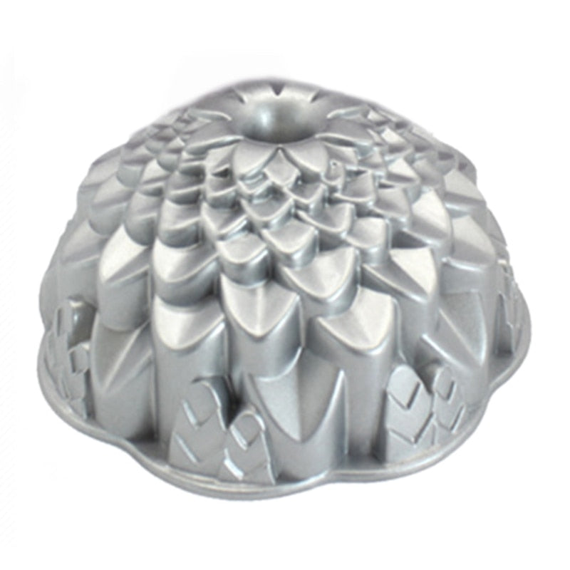 Aluminum Cake Mold Cake And Mousse Baking Tool Double Sided Gauze Cake Mold Tool Cake Pan Non Stick Shaped Tube Pan For Kitchen