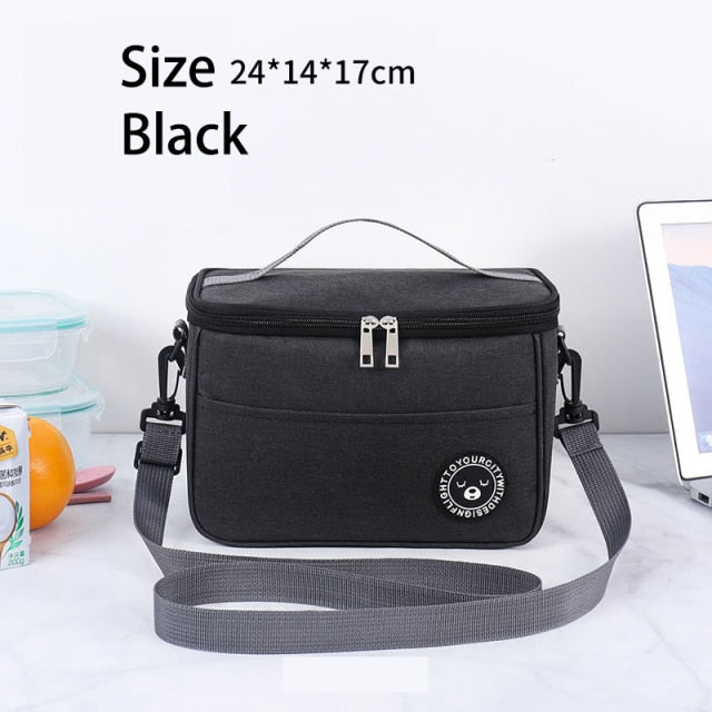 Big Camping Thermal Cooler Bag WIth Shoulder Strap Waterproof Oxford Cloth Picnic Insulated Bag Sac Lunch Box Picnic Basket