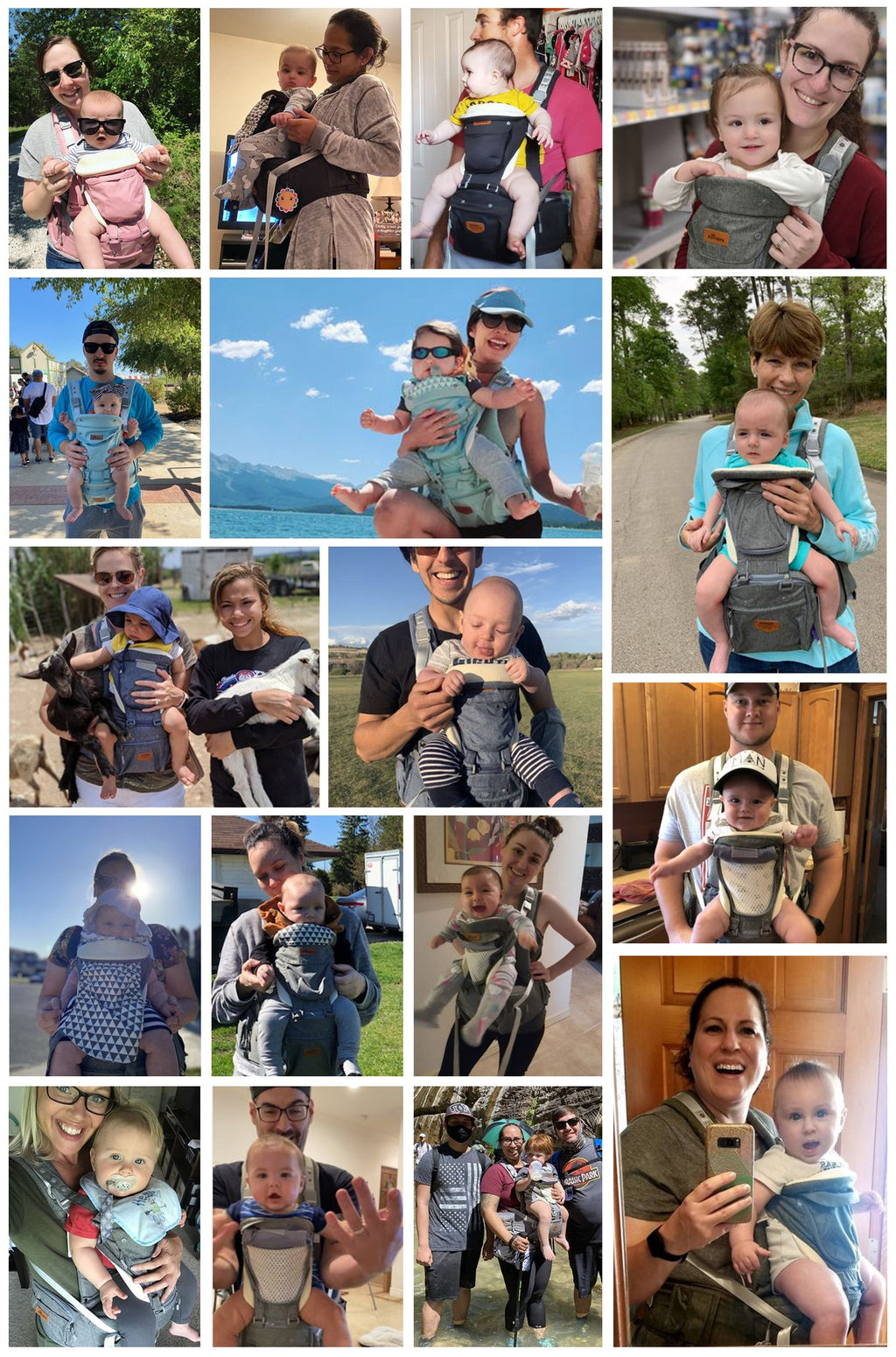 Ergonomic Baby Carrier Baby Kangaroo Child Hip Seat Tool Baby Holder Sling Wrap Backpacks Baby Travel Activity Gear