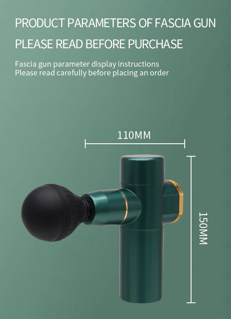 Mini Massage Gun, Deep Tissue Massager Therapy, Pain Relief