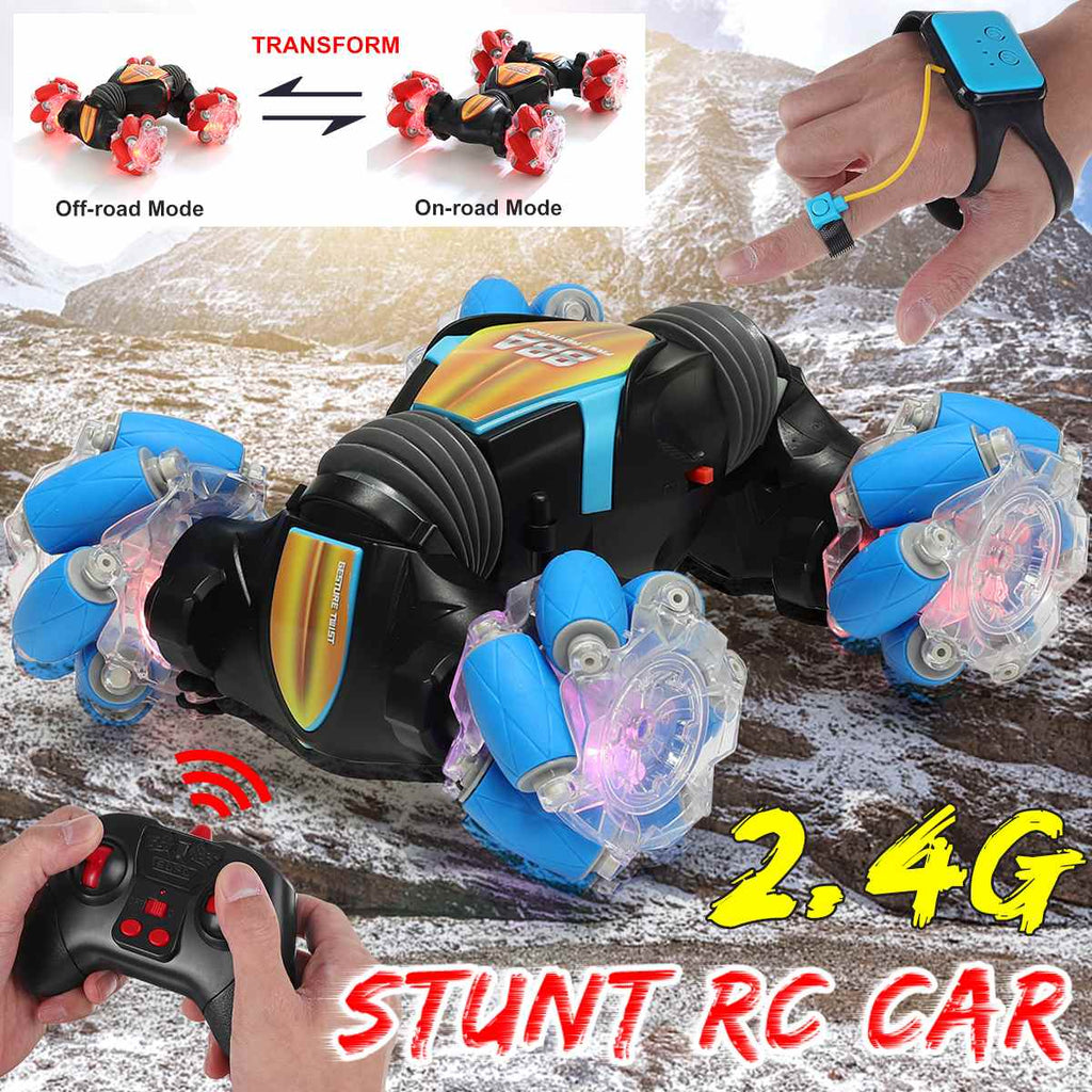 Gesture Sensing Car Remote Control Stunt Car 360° Drift, Twisting, Off-Road with Lights