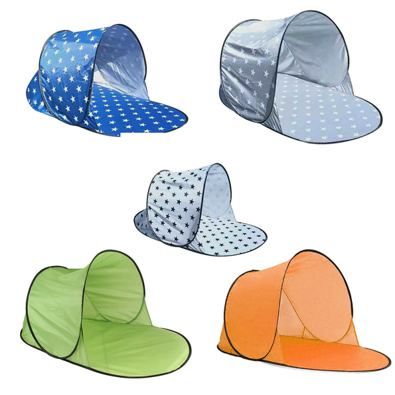 Portable Beach Tent Pop-up Tent Summer Sea Sun Shelters Garden Outdoor Camping BBQ Water-resistant Tent Outdoor Beachcanopy
