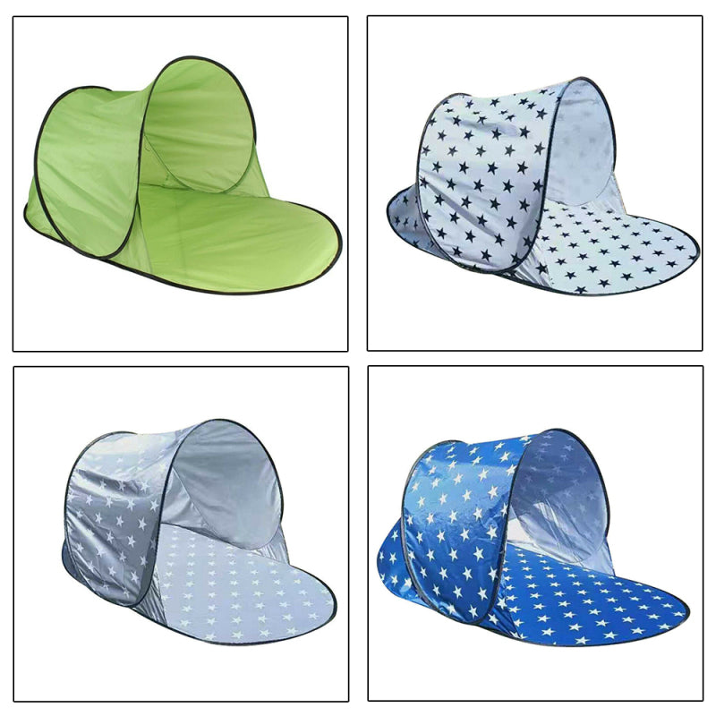 Portable Beach Tent Pop-up Tent Summer Sea Sun Shelters Garden Outdoor Camping BBQ Water-resistant Tent Outdoor Beachcanopy