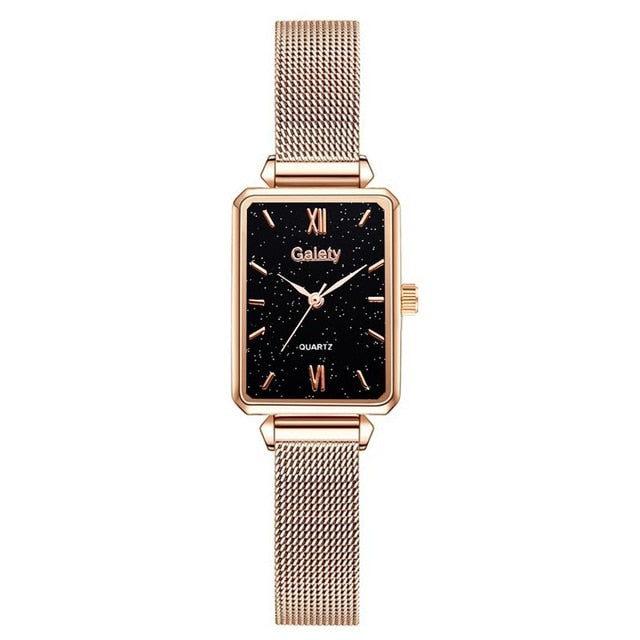 Gaiety Branded Women Square Quartz Fashion Watches