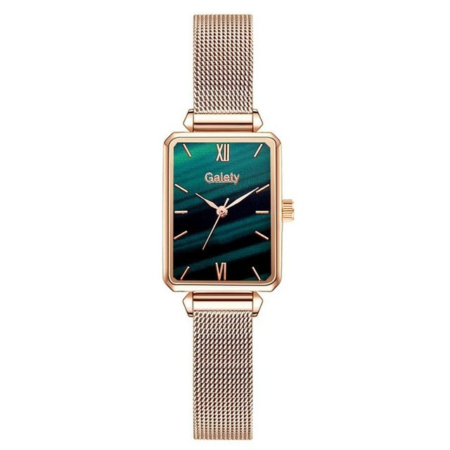 Gaiety Branded Women Square Quartz Fashion Watches