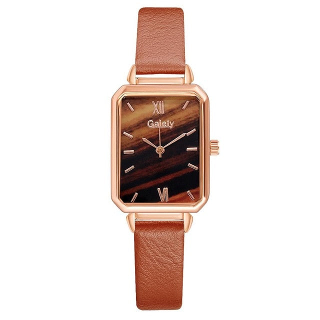Gaiety Branded Women Square Quartz Fashion Watches