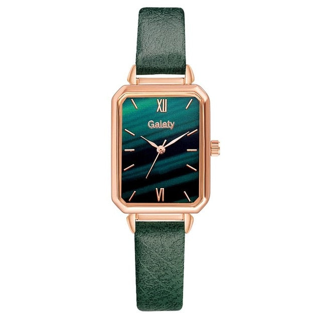 Gaiety Branded Women Square Quartz Fashion Watches