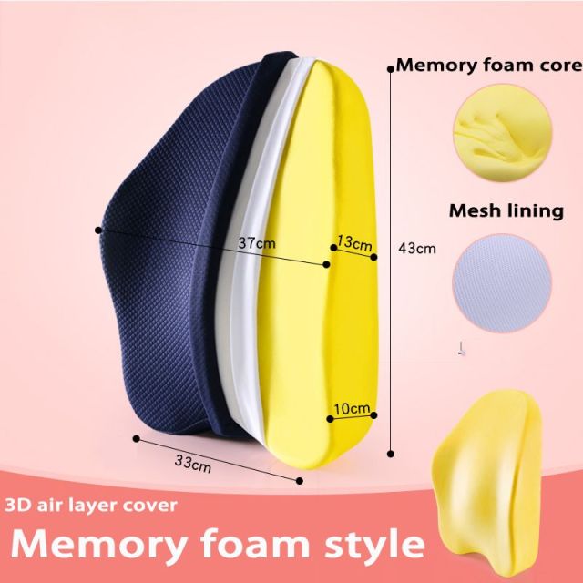 Memory Foam Seat Cushion Orthopedic Pillow Office Chair Cushion Support