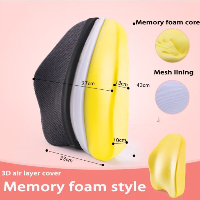 Memory Foam Seat Cushion Orthopedic Pillow Office Chair Cushion Support