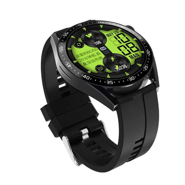 Men Smart Watch HW28 NFC Voice Assistant, Bluetooth Call, Android/iOS