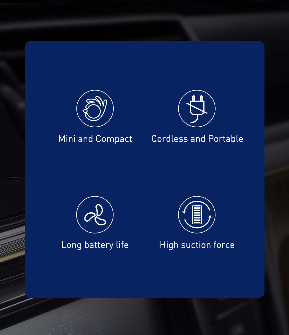 Baseus A1 Car Vacuum Cleaner 4000Pa Car Home Cleaning